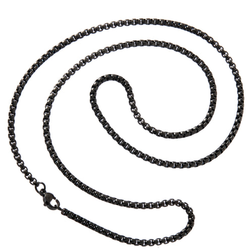 Stainless steel chain black